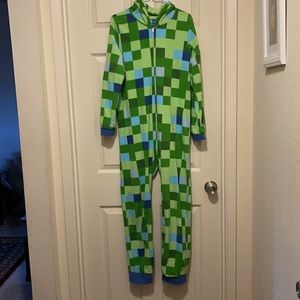 Minecraft jumpsuit Pajama